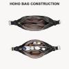 imageBOSTANTEN Women Leather Handbag Designer Large Hobo Purses Shoulder Bag BrownC01black