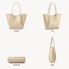 imageBOSTANTEN Work Purses for Women Vegan Leather Shoulder Bag Large Tote Handbag for Travel 2024Apricot