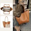 imageBOSTANTEN Work Purses for Women Vegan Leather Shoulder Bag Large Tote Handbag for Travel 2024Brown