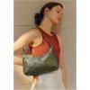 imageBOSTANTEN Woven Purses for Women Vegan Leather Hobo Bag Shoulder HandbagsOlive Green