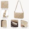 imageBOSTANTEN Woven Purses for Women Vegan Leather Hobo Bag Shoulder HandbagsWoven Khaki
