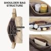 imageBOSTANTEN Woven Purses for Women Vegan Leather Hobo Bag Shoulder HandbagsWoven Khaki