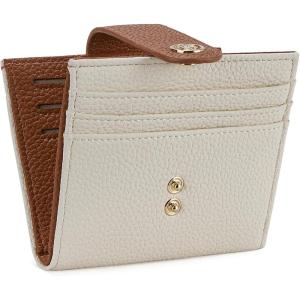 imageBOSTANTEN Slim Wallet for Women Small RFID Blocking Credit Card Holder Leather Bifold Wallets with Zipper Coin Pocket BeigeBrown1BeigeBrown
