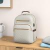 imageBOSTANTEN 156 Inch Laptop Backpack for Women College Teacher Computer Bag Travel Backpack Purse BrownBlackBeigebrown