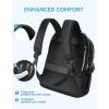 imageBOSTANTEN 156 Inch Laptop Backpack for Women College Teacher Computer Bag Travel Backpack Purse BrownBlackBrownblack