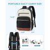 imageBOSTANTEN 156 Inch Laptop Backpack for Women College Teacher Computer Bag Travel Backpack Purse BrownBlackBrownblack
