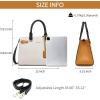 imageBOSTANTEN Briefcase for Women 156 Inch Genuine Leather Laptop Briefcase Shoulder Work Tote Bag PurseAbeige