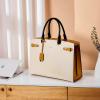 imageBOSTANTEN Briefcase for Women 156 Inch Genuine Leather Laptop Briefcase Shoulder Work Tote Bag PurseAbeige