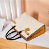 imageBOSTANTEN Briefcase for Women 156 Inch Genuine Leather Laptop Briefcase Shoulder Work Tote Bag PurseAbeige