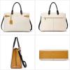 imageBOSTANTEN Briefcase for Women 156 Inch Genuine Leather Laptop Briefcase Shoulder Work Tote Bag PurseAbeige