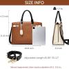 imageBOSTANTEN Briefcase for Women 156 Inch Genuine Leather Laptop Briefcase Shoulder Work Tote Bag PurseCbrown