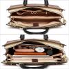 imageBOSTANTEN Briefcase for Women 156 Inch Genuine Leather Laptop Briefcase Shoulder Work Tote Bag PurseCbrown