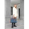 imageBOSTANTEN Briefcase for Women 156 Inch Genuine Leather Laptop Briefcase Shoulder Work Tote Bag PurseDblue