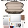 imageBOSTANTEN Laptop Bag for Women Work Tote Bag Leather Briefcase Messenger Bag for Bussiness Trip Fit for MacBookPro 16 InchBlack