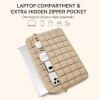 imageBOSTANTEN Laptop Sleeve 156 Inch Puffy Padded Laptop Bag Protective Case Water Resistant Compatible with MacBook Pro 16 InchAKhaki