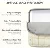 imageBOSTANTEN Laptop Sleeve 156 Inch Puffy Padded Laptop Bag Protective Case Water Resistant Compatible with MacBook Pro 16 InchAbeige