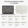 imageBOSTANTEN Laptop Sleeve 156 Inch Puffy Padded Laptop Bag Protective Case Water Resistant Compatible with MacBook Pro 16 InchBBeige