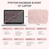 imageBOSTANTEN Laptop Sleeve 156 Inch Puffy Padded Laptop Bag Protective Case Water Resistant Compatible with MacBook Pro 16 InchBPink