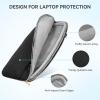 imageBOSTANTEN Laptop Sleeve 156 Inch Puffy Padded Laptop Bag Protective Case Water Resistant Compatible with MacBook Pro 16 InchCBlackwith handle
