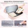 imageBOSTANTEN Large Duffle Bag for Travel Gym Bag for Women Weekender Bag with Shoe Compartment Waterproof Duffel Bag with Trolley Sleeve Mummy Hospital BagPink