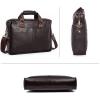imageBOSTANTEN Leather Briefcase Handbag Messenger Business Bags for MenSmall Brown