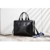 imageBOSTANTEN Women Genuine Leather Briefcase Tote Business Vintage Handbag 156quot Laptop Shoulder Bag BrownAblack
