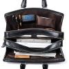 imageBOSTANTEN Women Genuine Leather Briefcase Tote Business Vintage Handbag 156quot Laptop Shoulder Bag BrownAblack