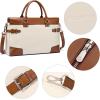 imageBOSTANTEN Womens Briefcase Leather Laptop Bag for Women 156 inch Computer Bag Messenger Business Work ToteApricot