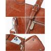 imageBOSTANTEN Womens Leather Laptop Tote Office Shoulder Handbag Vintage Briefcase 156 inch Computer Work PurseAbrown