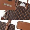 imageBOSTANTEN Womens Leather Laptop Tote Office Shoulder Handbag Vintage Briefcase 156 inch Computer Work PurseCoffeebrown