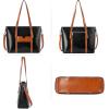 imageBOSTANTEN Womens Leather Laptop Tote Office Shoulder Handbag Vintage Briefcase 156 inch Computer Work PurseDblackbrown
