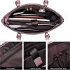 imageBOSTANTEN Womens Leather Laptop Tote Office Shoulder Handbag Vintage Briefcase 156 inch Computer Work PurseKpink
