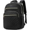 imageBOSTANTEN 156 Inch Laptop Backpack for Women College Teacher Computer Bag Travel Backpack Purse BrownBlackBlack