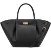 imageBOSTANTEN Large Tote Bags for Women Designer Top Handle Satchel with Magnetic Crossbody Purse Handbags with Adjustable StrapBlack
