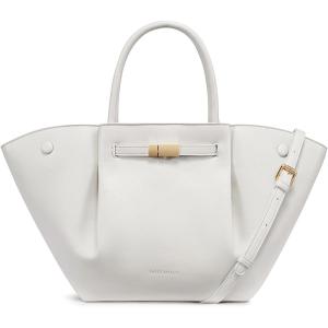 imageBOSTANTEN Large Tote Bags for Women Designer Top Handle Satchel with Magnetic Crossbody Purse Handbags with Adjustable StrapWhite