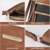 imageBOSTANTEN Crossbody Bags Purses for Women Trendy Soft Leather Shoulder Handbags with Adjustable Strap Zipper PocketA02black With Brown