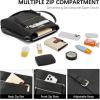imageBOSTANTEN Crossbody Bags Purses for Women Trendy Soft Leather Shoulder Handbags with Adjustable Strap Zipper PocketA03black
