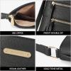 imageBOSTANTEN Crossbody Bags Purses for Women Trendy Soft Leather Shoulder Handbags with Adjustable Strap Zipper PocketA03black