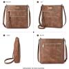 imageBOSTANTEN Crossbody Bags Purses for Women Trendy Soft Leather Shoulder Handbags with Adjustable Strap Zipper PocketA05brown