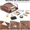 imageBOSTANTEN Crossbody Bags Purses for Women Trendy Soft Leather Shoulder Handbags with Adjustable Strap Zipper PocketA05brown
