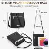 imageBOSTANTEN Crossbody Bags Purses for Women Trendy Soft Leather Shoulder Handbags with Adjustable Strap Zipper PocketB02retro Black