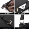 imageBOSTANTEN Crossbody Bags Purses for Women Trendy Soft Leather Shoulder Handbags with Adjustable Strap Zipper PocketB02retro Black