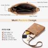 imageBOSTANTEN Crossbody Bags Purses for Women Trendy Soft Leather Shoulder Handbags with Adjustable Strap Zipper PocketB04tan