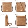 imageBOSTANTEN Crossbody Bags Purses for Women Trendy Soft Leather Shoulder Handbags with Adjustable Strap Zipper PocketB04tan