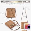 imageBOSTANTEN Crossbody Bags Purses for Women Trendy Soft Leather Shoulder Handbags with Adjustable Strap Zipper PocketB04tan