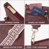 imageBOSTANTEN Crossbody Bags Purses for Women Trendy Soft Leather Shoulder Handbags with Adjustable Strap Zipper PocketWine Red