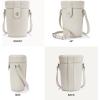 imageBOSTANTEN Small Bucket Bags for Women Crossbody Bag Vegan Leather Shoulder Purse with Card SlotsBeige