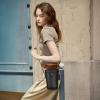 imageBOSTANTEN Small Bucket Bags for Women Crossbody Bag Vegan Leather Shoulder Purse with Card SlotsBlack