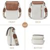 imageBOSTANTEN Small Crossbody Bags for Women Cell Phone Purse Leather Wallet Handbags with Card SlotsA01beige With Brown
