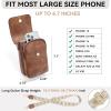 imageBOSTANTEN Small Crossbody Bags for Women Cell Phone Purse Leather Wallet Handbags with Card SlotsA03brown